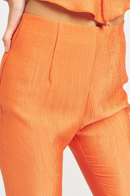 FLARE HIGH RISE PANTS - Always24