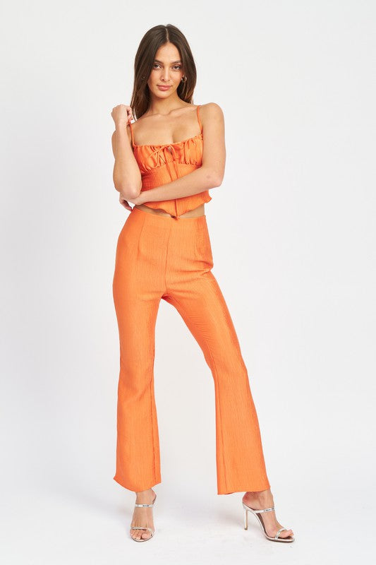 FLARE HIGH RISE PANTS - Always24