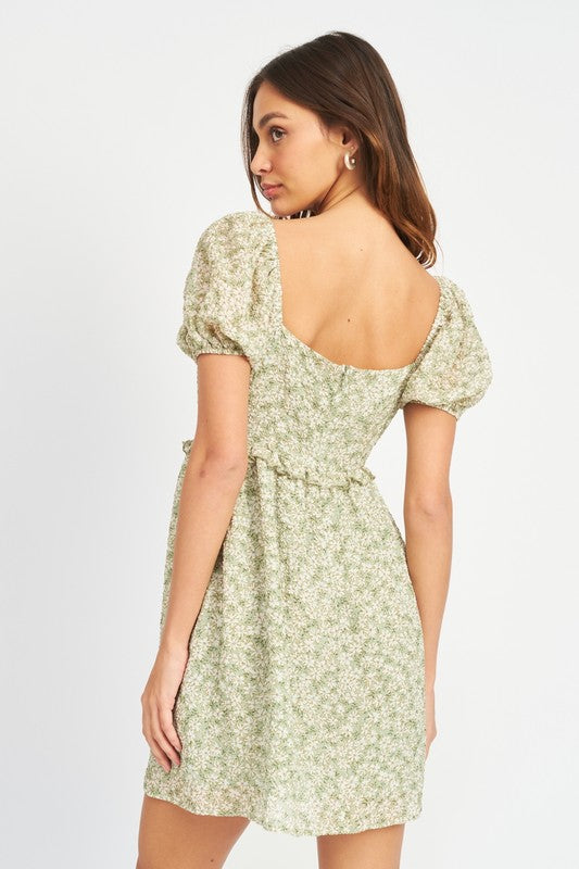 Always24 FLORAL PRINT MINI DRESS - Always24