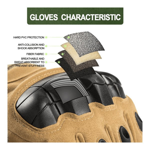 Airsoft Gloves w Touchscreen Fingertip Capability - Always24