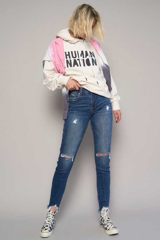 MID-RISE CROP SLIM SKINNY - Always24
