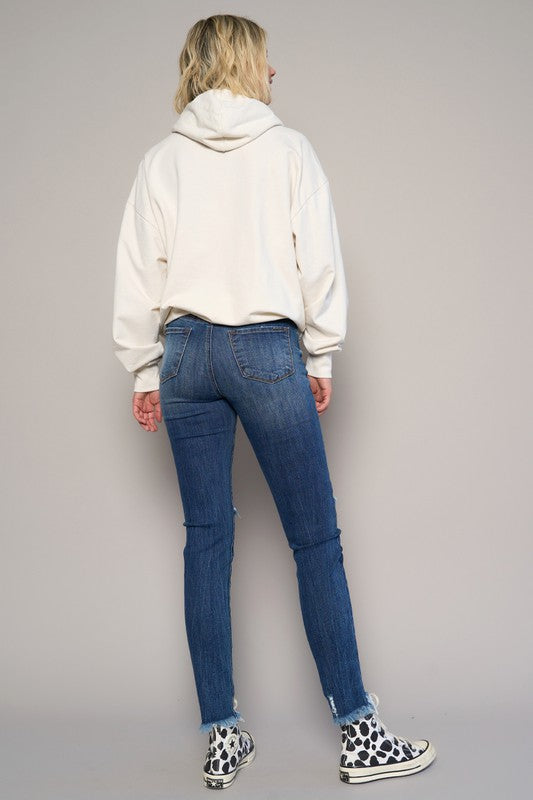 MID-RISE CROP SLIM SKINNY - Always24