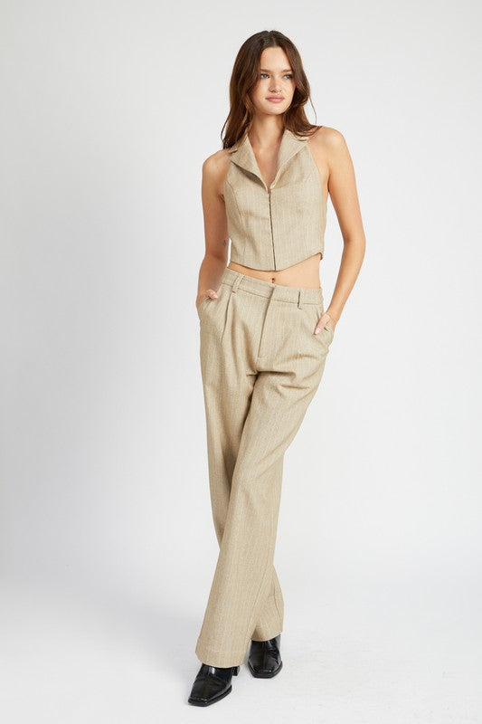 Always24 LOOSE FIT PINSTRIPE PANTS - Always24