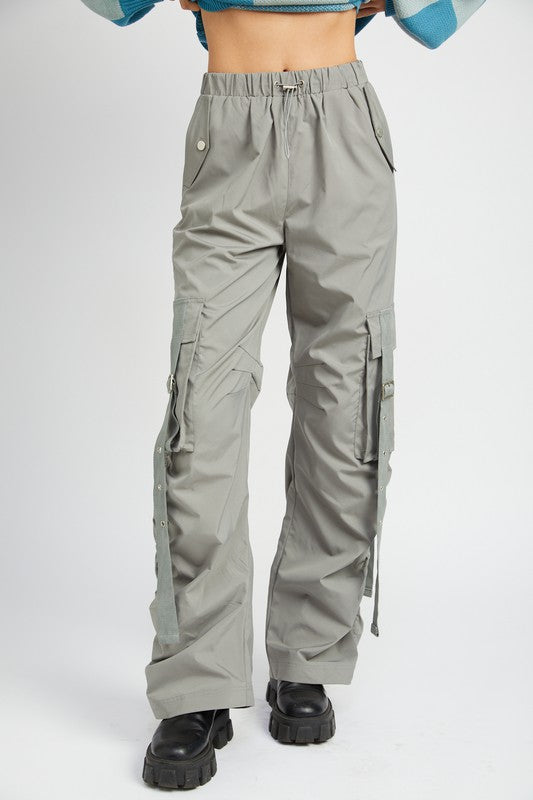 Always24 CARGO PARACHUTE PANTS