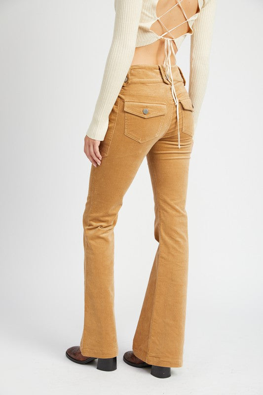 Always24 Low Rise Pants w/ Bell Bottoms - Always24