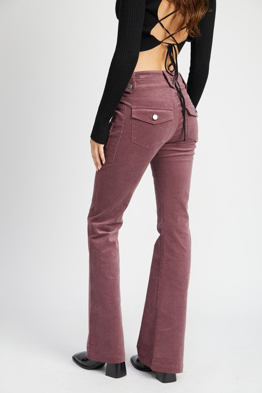 Always24 Low Rise Pants w/ Bell Bottoms - Always24