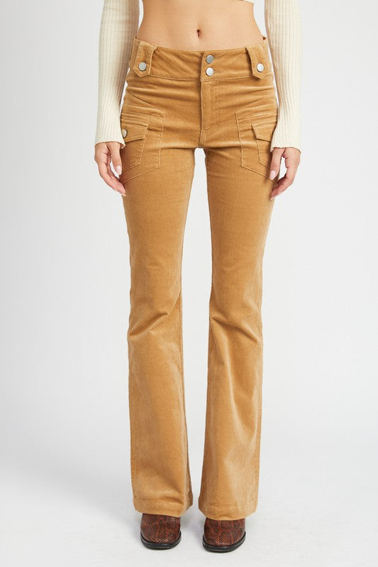 Always24 Low Rise Pants w/ Bell Bottoms - Always24