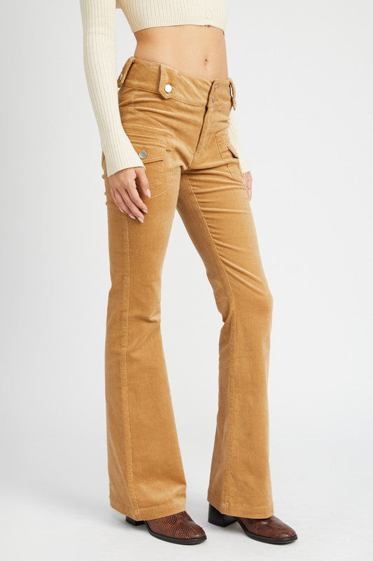 Always24 Low Rise Pants w/ Bell Bottoms - Always24