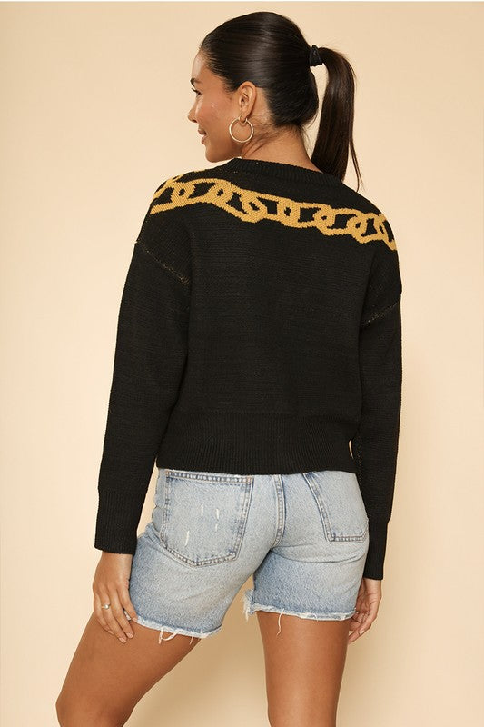 Always24 Lock and key cropped cardigan - Always24