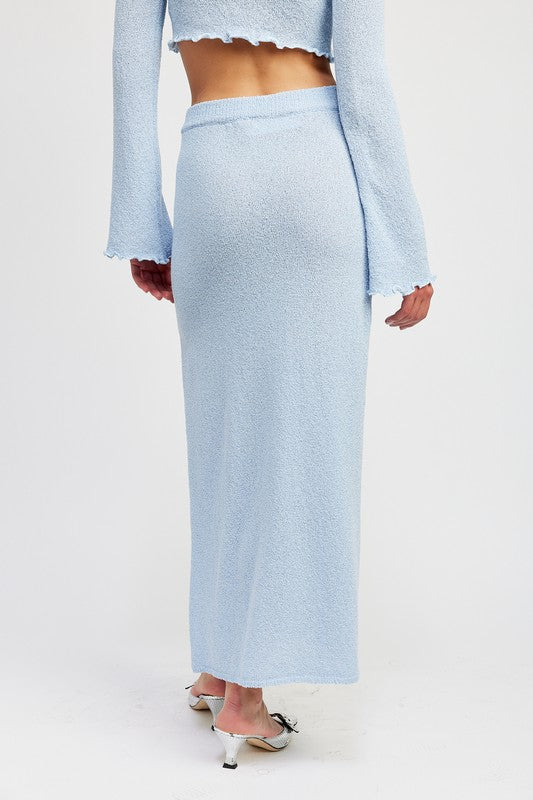 Always24 HIGH WAIST MAXI SKIRT WITH SLIT - Always24