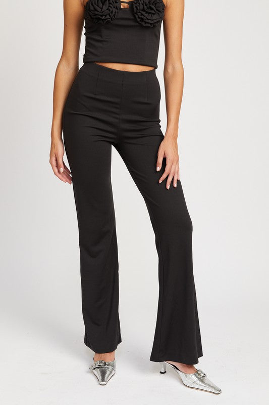 High Waist Flared Pants - Always24