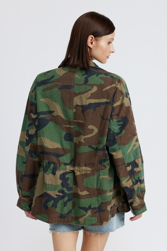 Always24 CAMO OVERSIZED JACKET - Always24