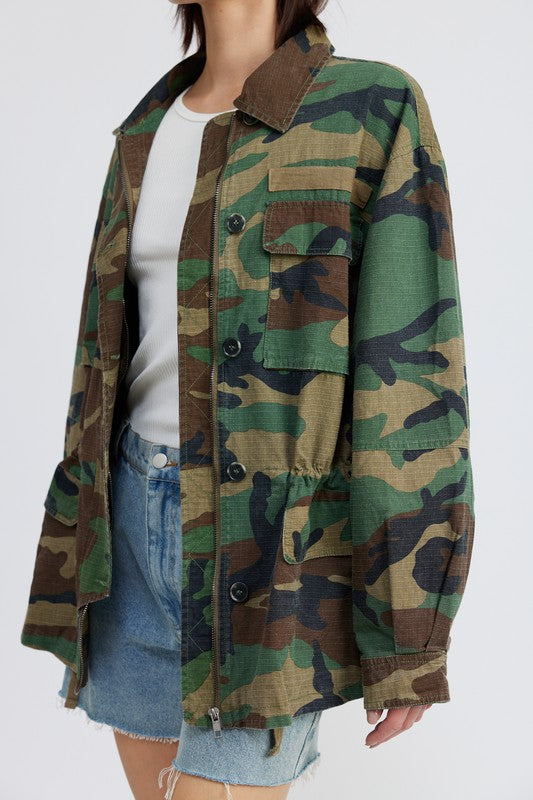 Always24 CAMO OVERSIZED JACKET - Always24