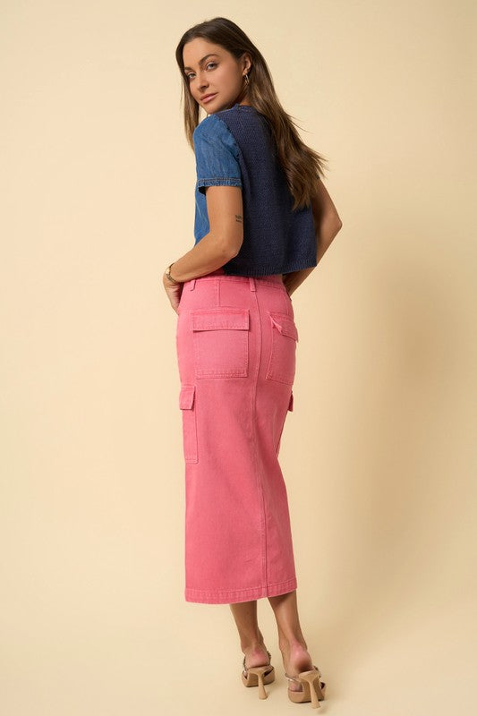 Always24 CARGO MIDI SKIRT - Always24