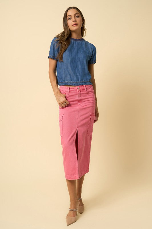 Always24 CARGO MIDI SKIRT - Always24