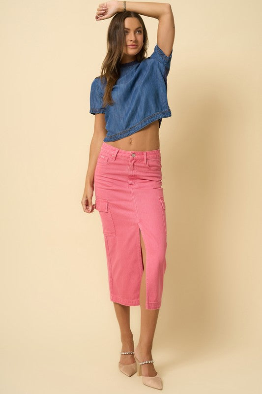 Always24 CARGO MIDI SKIRT - Always24
