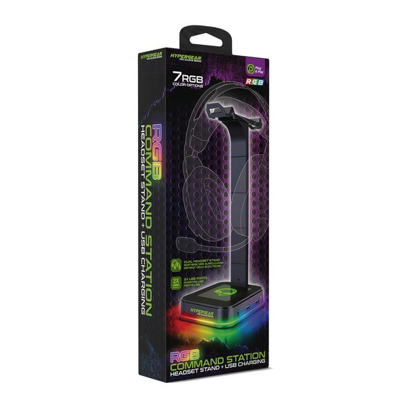 Always24 HyperGear RGB Command Station Headset Stand - Always24