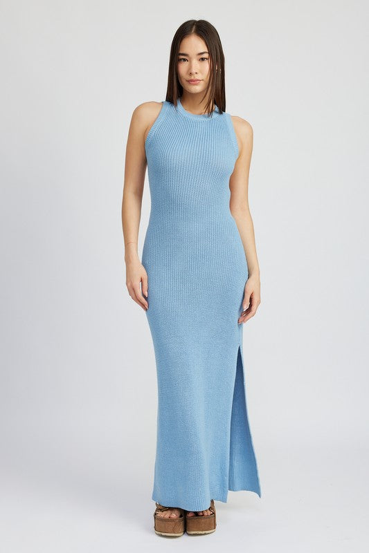 Always24 HALTER NECK MAXI DRESS WITH OPEN BACK - Always24
