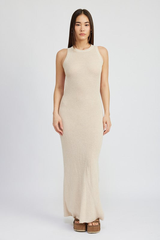 Always24 HALTER NECK MAXI DRESS WITH OPEN BACK - Always24