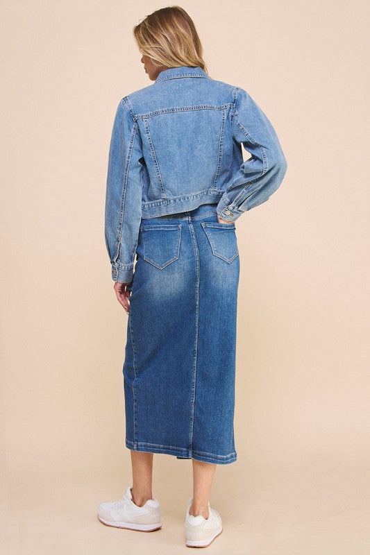Always24 FRONT SLIT CARGO SKIRT - Always24