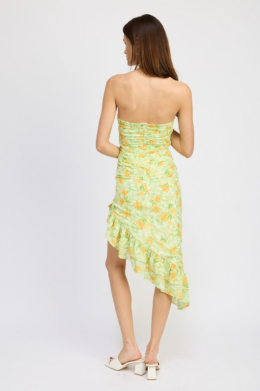 Always24 ASYMMETRIC MIDI DRESS - Always24