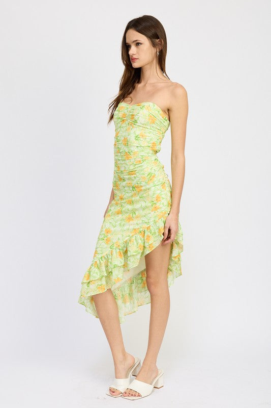 Always24 ASYMMETRIC MIDI DRESS - Always24