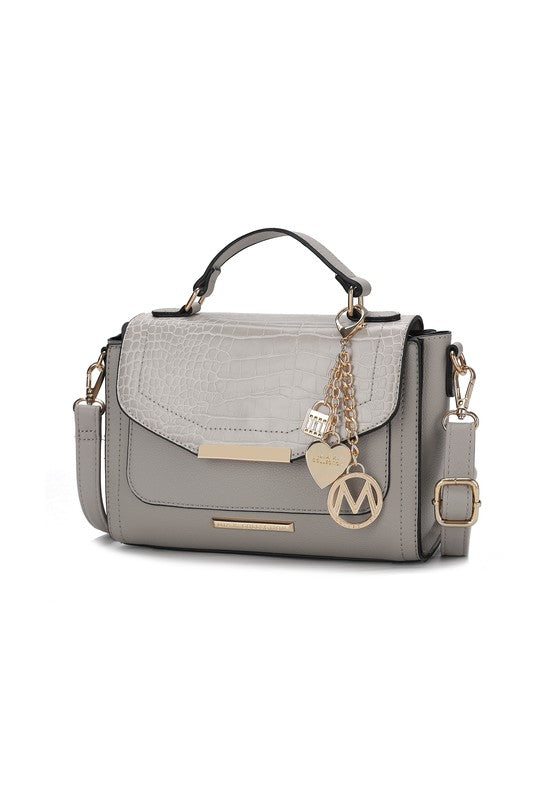MKF Collection Sylvie Croco Embossed Shoulder Mia - Always24