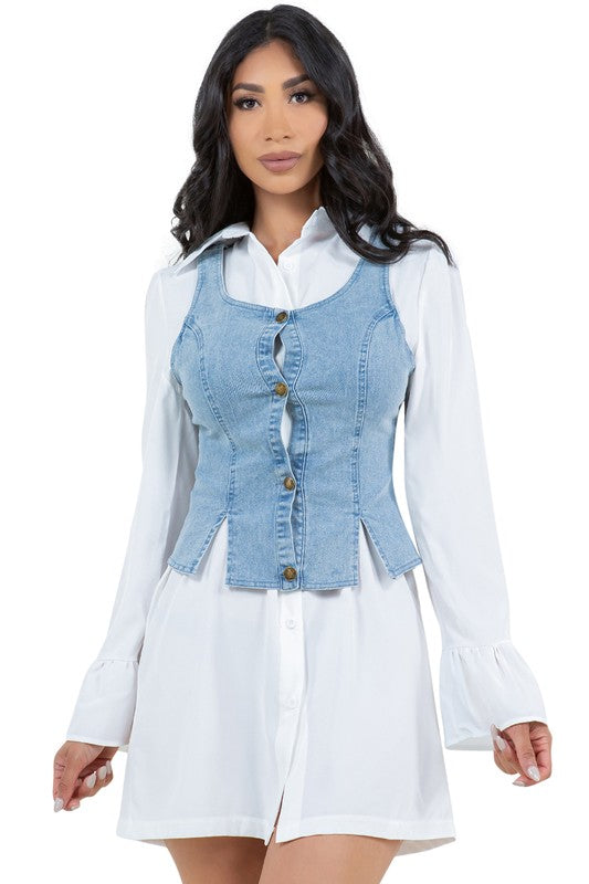 Always24 FASHION SHIRT DRESS - Always24