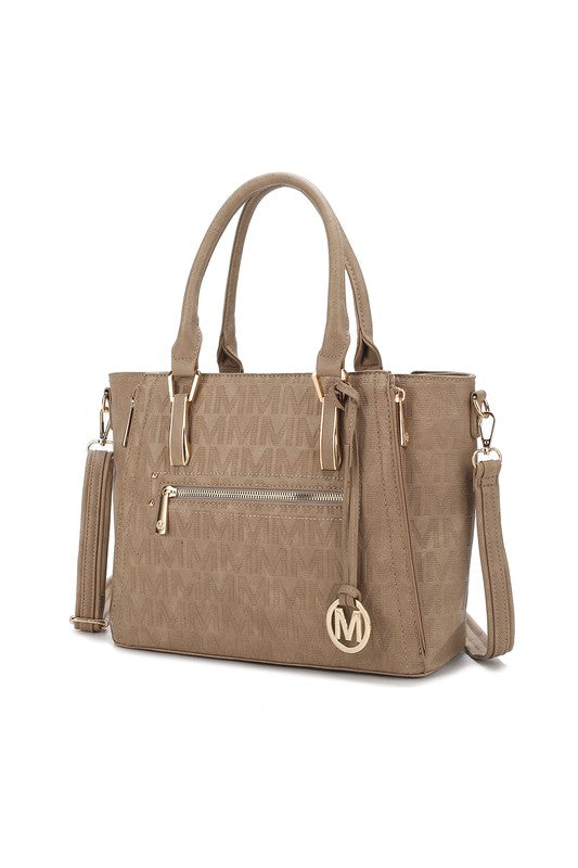 MKF Cairo M Signature Satchel Bag by Mia K - Always24
