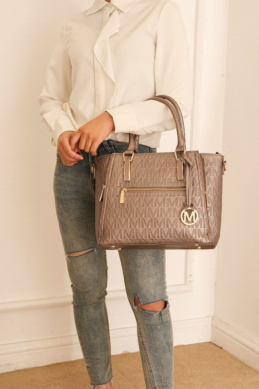 MKF Cairo M Signature Satchel Bag by Mia K - Always24