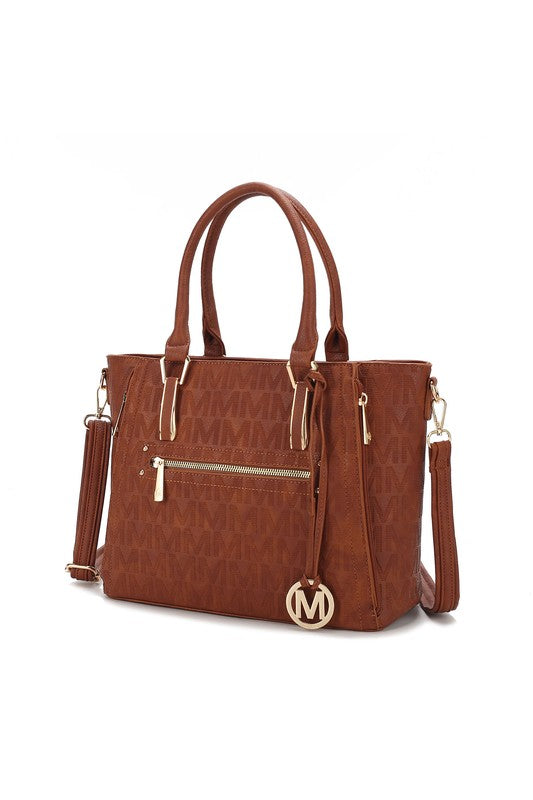 MKF Cairo M Signature Satchel Bag by Mia K - Always24
