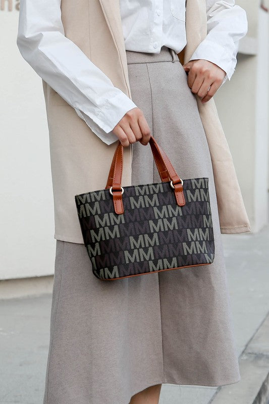 MKF Lady M Signature Tote Bag & Wallet Set by Mia - Always24