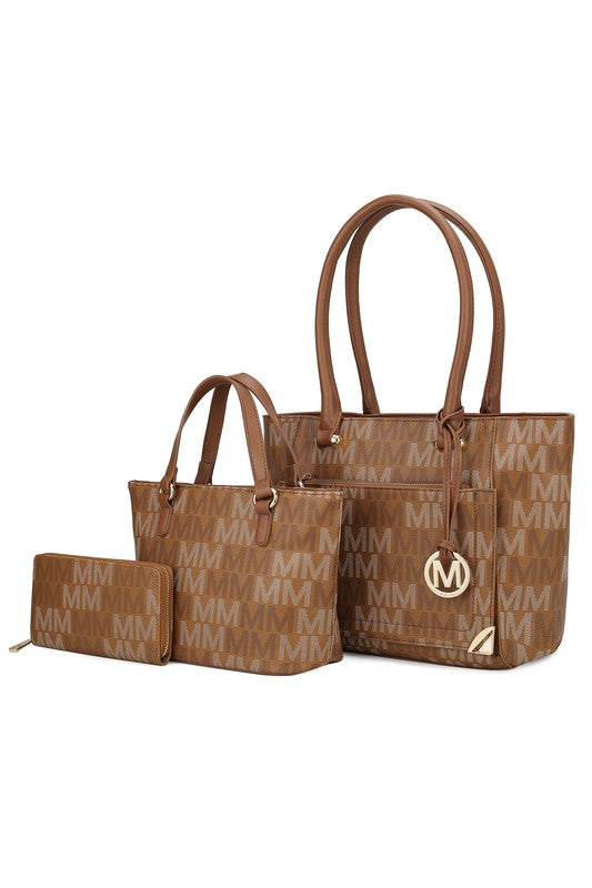 MKF Lady M Signature Tote Bag & Wallet Set by Mia - Always24