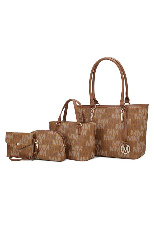 MKF Alexy M Signature Tote Bag 4 PCS Set  by Mia K - Always24