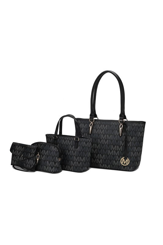 MKF Alexy M Signature Tote Bag 4 PCS Set  by Mia K - Always24