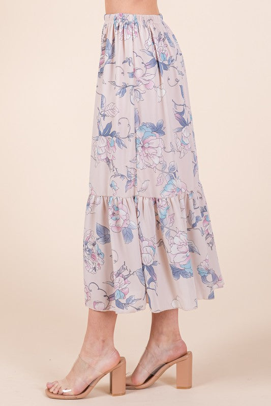 Always24 Floral Print Skirt Set - Always24