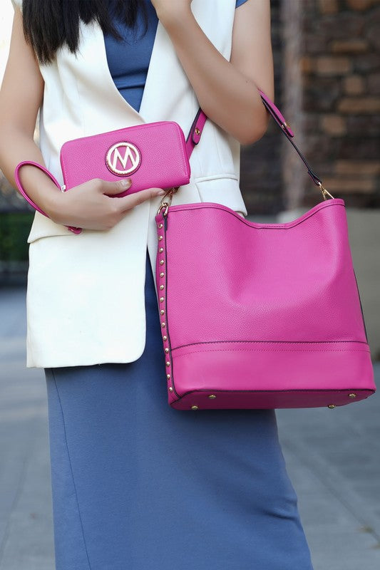 MKF Wren Hobo with Pouch and Wristlet by Mia K - Always24
