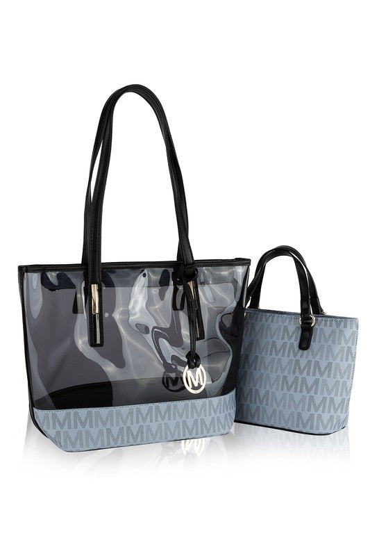 MKF Collection Tayla 2 PC Tote & Mini Bag by Mia K - Always24