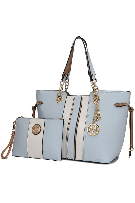 MKF Holland Tote Bag with Wristlet by Mia k - Always24