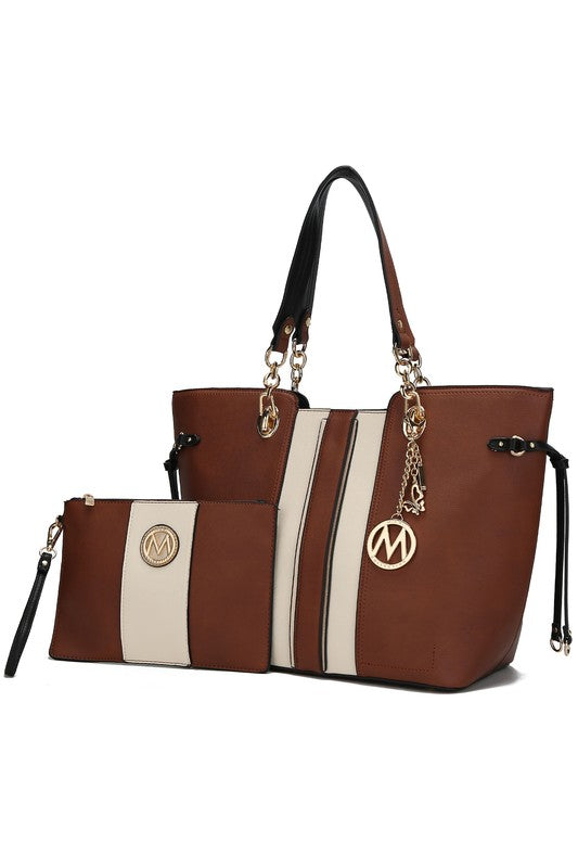 MKF Holland Tote Bag with Wristlet by Mia k - Always24