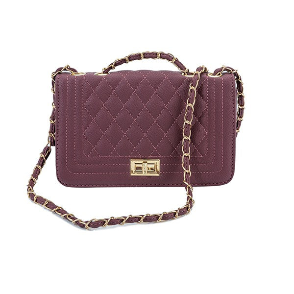 Luxury PU Leather Quilted Fashion Bag - Trendy & Stylish - Bella Chic