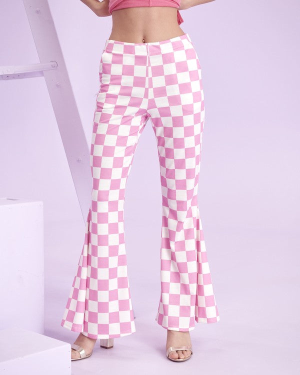 Always24 CHECKERED PANTS - Always24