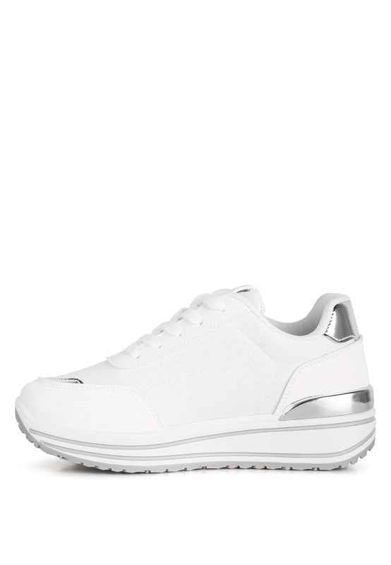 Always24 Metallic Panel Platform Sneakers