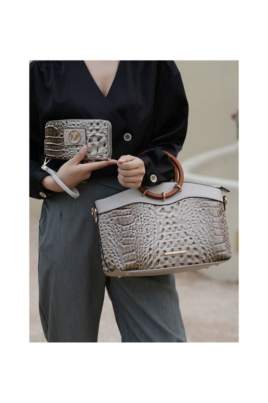 MKF Phoebe Tote with Wristlet Wallet Bag by Mia K - Always24