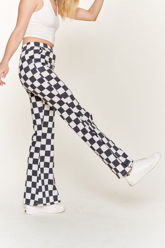 Always24 CHECKERED PANTS - Always24