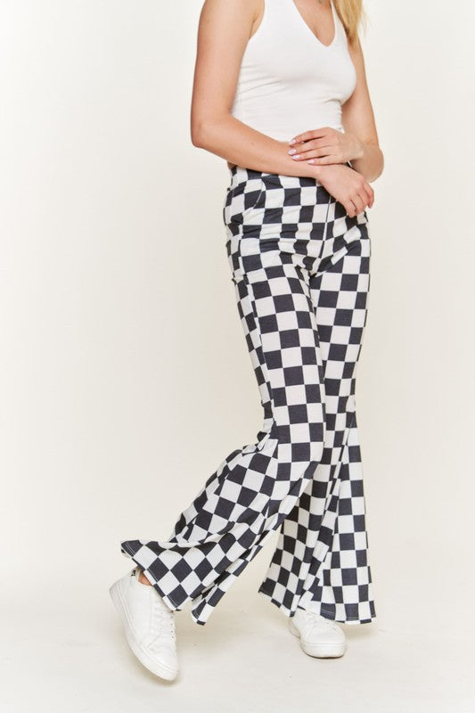 Always24 CHECKERED PANTS - Always24