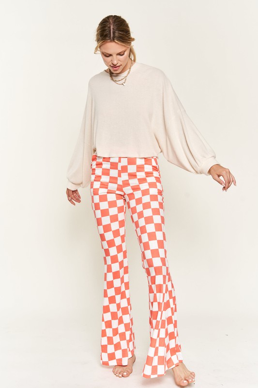Always24 CHECKERED PANTS - Always24