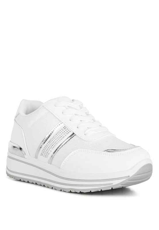 Always24 Metallic Panel Platform Sneakers